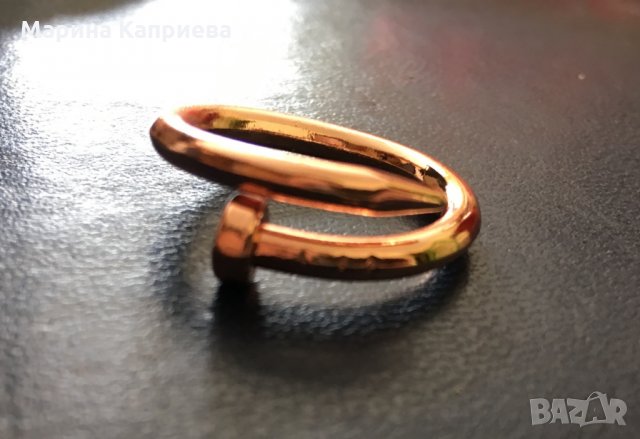 Пръстен "Пирон". В наличност 4-ри цвята /А-53/, снимка 5 - Пръстени - 25533408