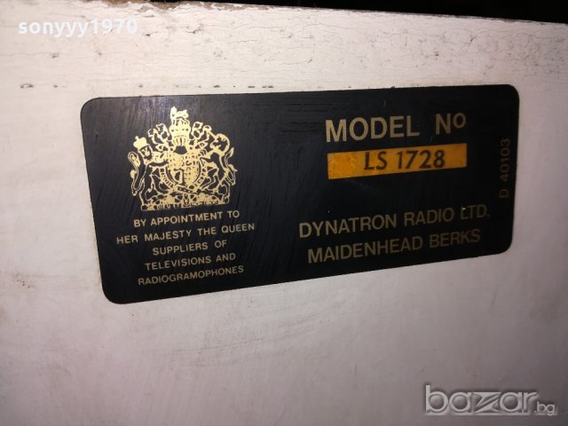 dynatron radio ltd model ls1728-made in england-внос англия, снимка 11 - Тонколони - 20247264