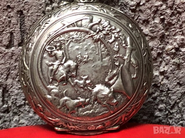 Голям джобен  часовник-DOXA-70mm/Ловни сцени!, снимка 5 - Други - 13459532