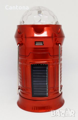 Къмпинг Лампа MAGIC COOL SX-6888, Фенер, Лампа, Диско купол, Солар, снимка 5 - Къмпинг осветление - 25233793