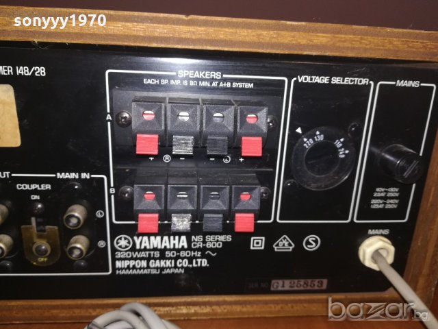 yamaha stereo receiver-made in japan-внос швеицария, снимка 11 - Ресийвъри, усилватели, смесителни пултове - 20993765