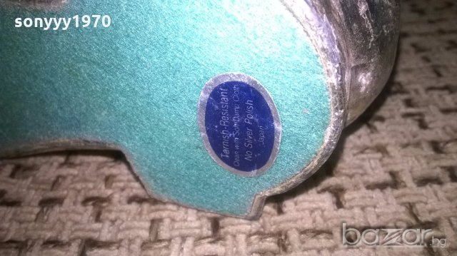 japan-посребрена обувка-ретро колекция-13х11х6см-внос англия, снимка 14 - Антикварни и старинни предмети - 19599685