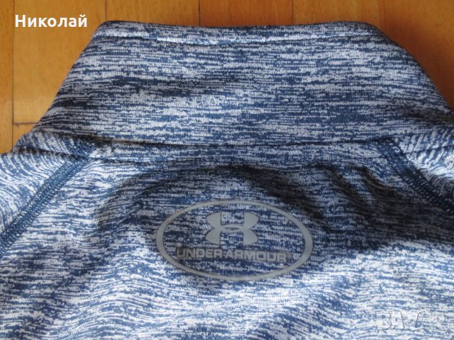 Under Armour  Tech half Zip Long Sleeve Top-светло синя, снимка 6 - Спортни дрехи, екипи - 24214863
