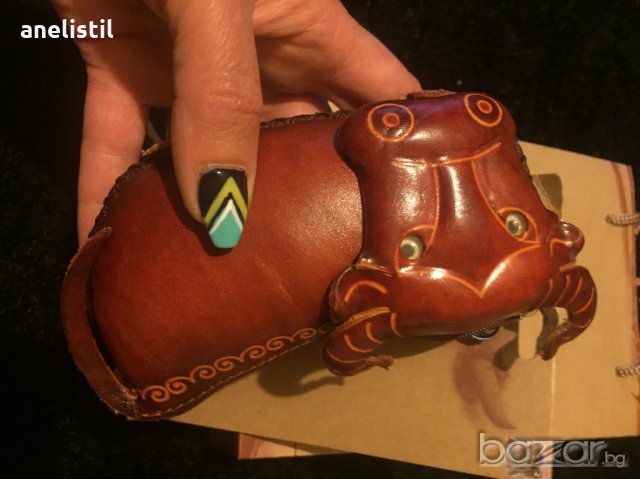 Ключодържател ,портмоне ,телец,естествена кожа, снимка 3 - Портфейли, портмонета - 19208121