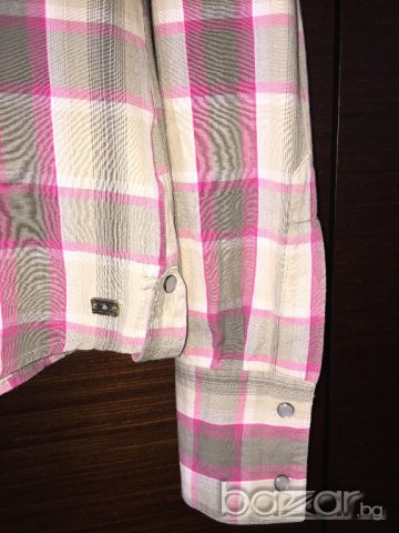 LEE COOPER дамска риза  оригинал, размер М slim fit, карирана, 100% памук, като нова!!!, снимка 2 - Ризи - 11098186