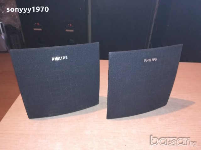 philips-2бр тонколони-внос швеицария-19х19х8см, снимка 6 - Тонколони - 21084226