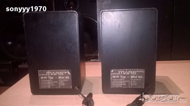 Mars hi-fi mini 60/60watts/4ohms-17/11/11см-внос швеицария, снимка 9 - Тонколони - 15437456