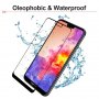 Huawei P20 / P20 Lite стъклен протектор, цял екран. черен , снимка 6