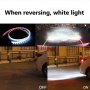 Многоцветна RGB Стоп LED светеща сигнална лента за багажник на кола , снимка 12