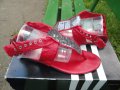 Червени кожени дамски сандали "Ingiliz" / "Ингилиз" (Пещера), естествена кожа, летни обувки, чехли, снимка 10