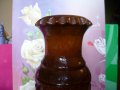 Красива ваза с дърворезба, снимка 2