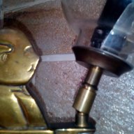 Настолна нощна лампа бронз статуетка, снимка 4 - Настолни лампи - 13232104