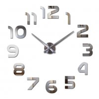 4702 3D стенен часовник с Арабски цифри, снимка 2 - Други - 25072743