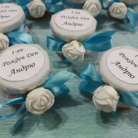 Бурканче мед - подаръчета за гостите на Вашата сватба или Кръщене, снимка 2 - Сватбени аксесоари - 25501807