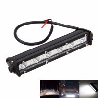 Диоден халоген 12V 6LED 7inch 18W-18В, снимка 2 - Аксесоари и консумативи - 18968349