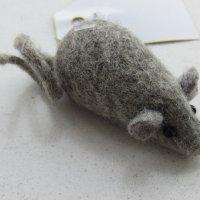 Мишка -екологично чиста играчка от филц,ръчна изработка,нова, снимка 2 - Други - 23480455