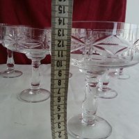 кристални чаши, снимка 5 - Антикварни и старинни предмети - 20064449