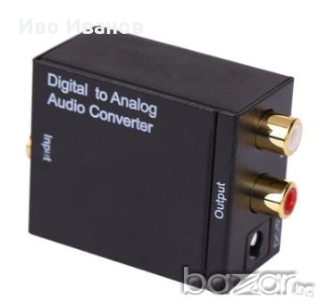 Цифрово-аналогов аудио конвертор Toslink, снимка 1