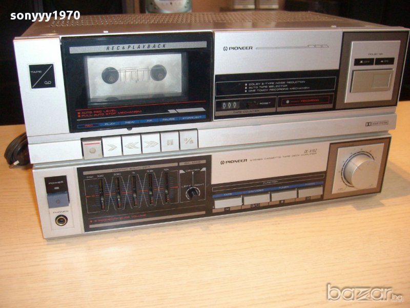 pioneer dc-x10z-amplifier+cassette deck japan- 270w-внос швеицария, снимка 1