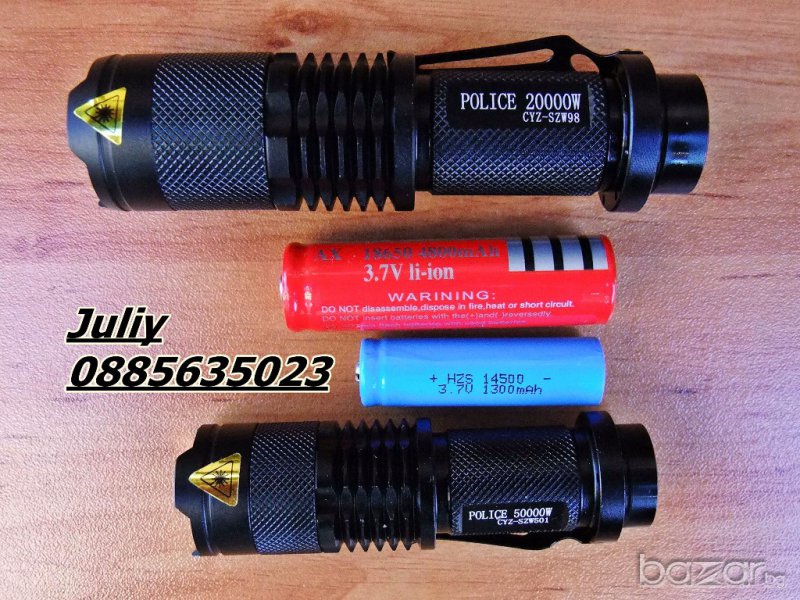 Най-малкия фенер Police - само 9 см !!!, снимка 1