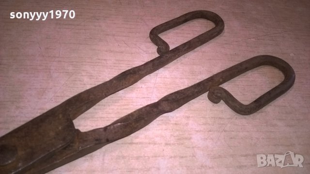 изковани в огъня-38см-ковашки клещи-внос швеция, снимка 10 - Клещи - 25408913
