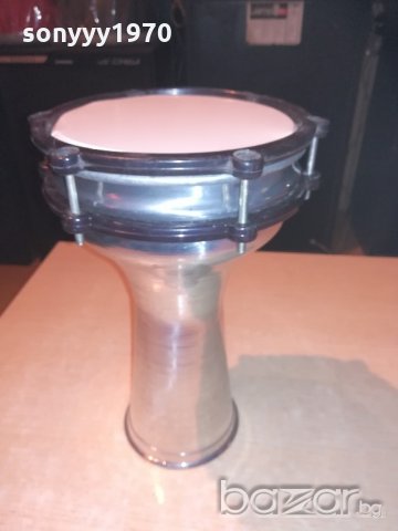 НОВА Тарамбука алуминиева/метална инокс-31/21см-нова, снимка 6 - Ударни инструменти - 21061333