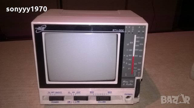 tele rtv-002 made in taiwan r.o.c-внос швеция, снимка 5 - Телевизори - 25425680