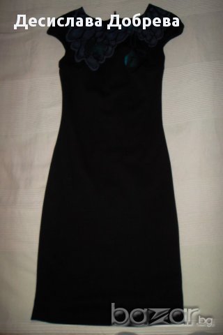 Черна рокля Юнона, снимка 2 - Рокли - 12560509