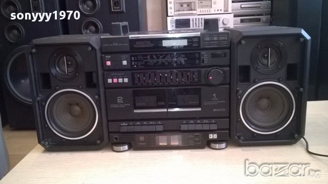 Sharp cd-x9g-голям двукасетъчен-внос швеицария, снимка 2 - Ресийвъри, усилватели, смесителни пултове - 14416490