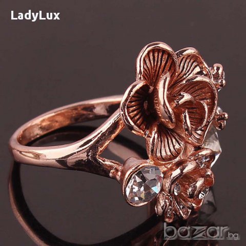 Масивен Позлатен Пръстен! Наличен! Код S425, снимка 3 - Пръстени - 10612034