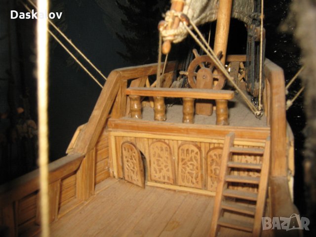 Продавам дървен макет на кораб-Санта Мария, снимка 6 - Декорация за дома - 26142472