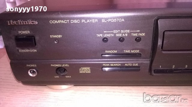 Technics sl-pg570a-cd player-made in germany-внос швеицария, снимка 8 - Ресийвъри, усилватели, смесителни пултове - 17560462