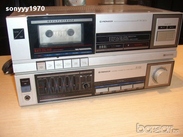 pioneer dc-x10z-amplifier+cassette deck japan- 270w-внос швеицария, снимка 1 - Ресийвъри, усилватели, смесителни пултове - 12107420