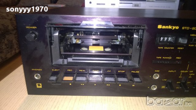 sankyo std-2000 stereo cassette deck-made in japan-внос швеицария, снимка 4 - Ресийвъри, усилватели, смесителни пултове - 9138962