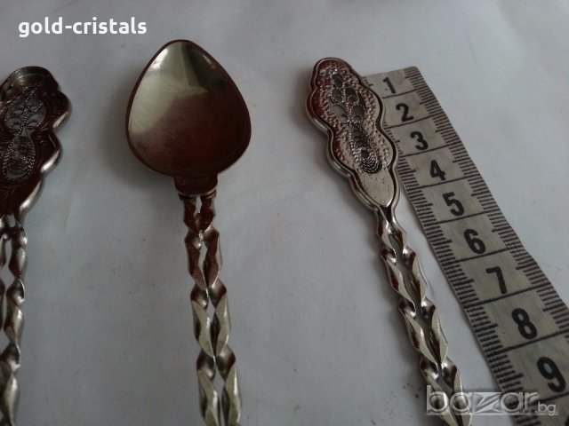  вилици и лъжици филигран, снимка 10 - Антикварни и старинни предмети - 19994504