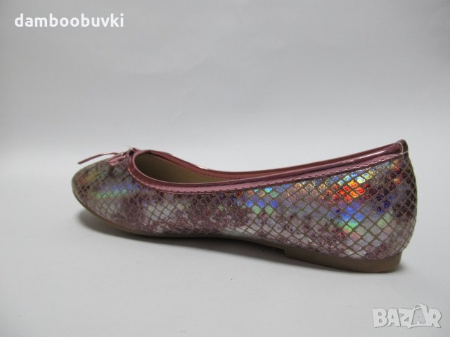 Детски балерини в розов змийски принт 32/36, снимка 4 - Детски маратонки - 21654910