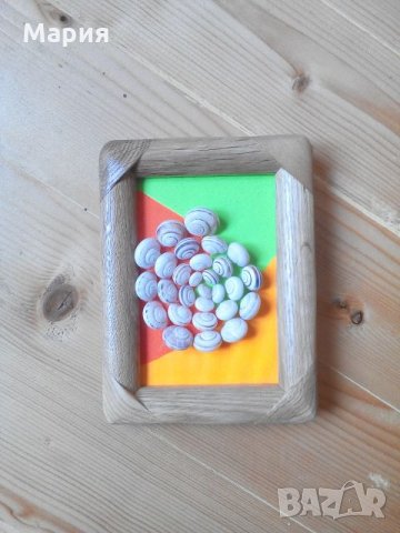 Ново!Картина"Охлюв"-Неон, снимка 3 - Картини - 20229797