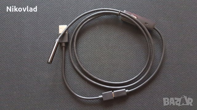 Ендоскоп водоустоѝчив 1м, 5.5 mm, 6 лед диода, снимка 4 - Друга електроника - 24086261