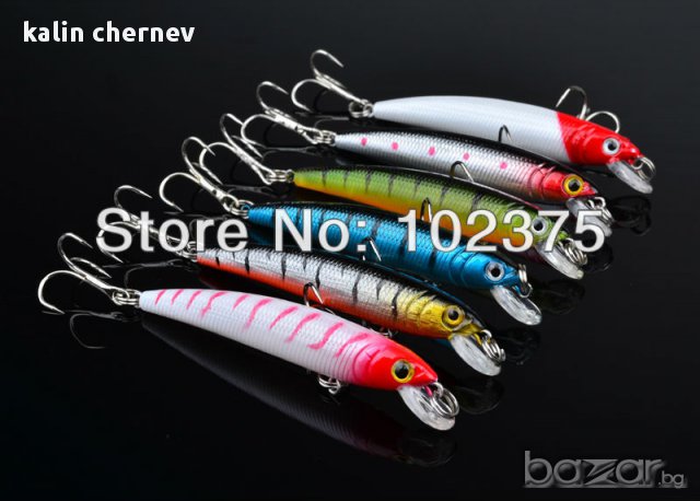 воблер 7.5см 5.6г, снимка 11 - Такъми - 8411533