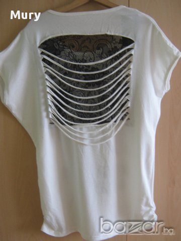 Тениска с ефектен гръб , снимка 3 - Туники - 13981940