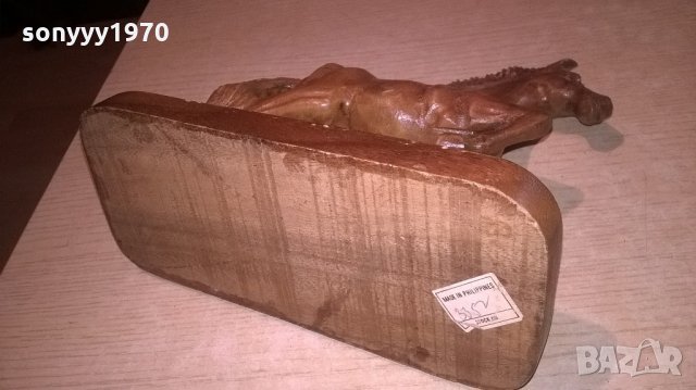 SOLD-кон-дървен-made in philippines-20х20х9см-внос швеицария, снимка 13 - Колекции - 22062223