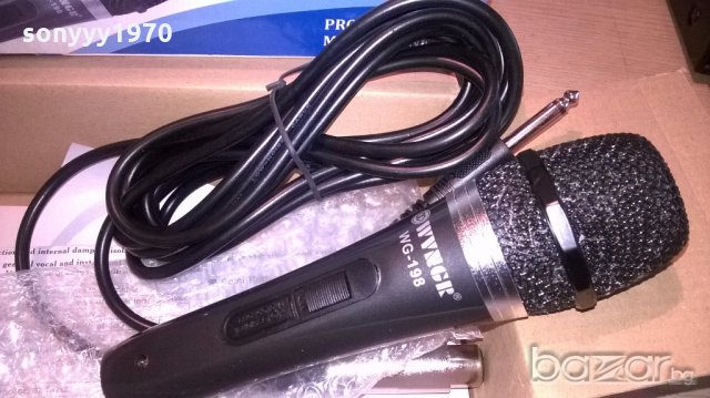 профи микрофон-нов в кутия с кабел и букси, снимка 6 - Микрофони - 18423606