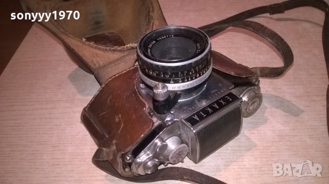 exakta carl zeiss-колекционерски рядък апарат, снимка 9 - Фотоапарати - 25838319