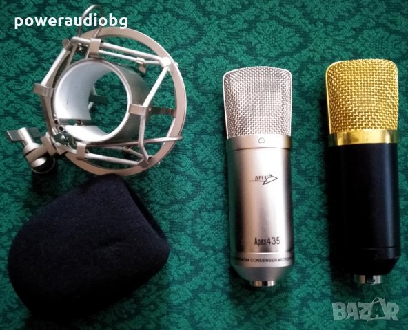 Студийни кондензаторни микрофони  Apex 435 Large Diaphragm Studio Microphone - 2бр.