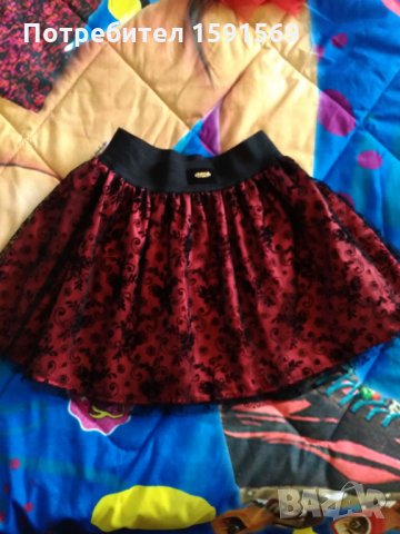 Детска пола с дантела, снимка 1