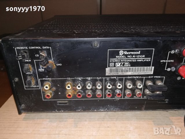 sherwood al-1210r//370w-внос швеицария, снимка 13 - Ресийвъри, усилватели, смесителни пултове - 21644420