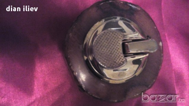 стара настолна газова запалка, снимка 2 - Антикварни и старинни предмети - 9523679