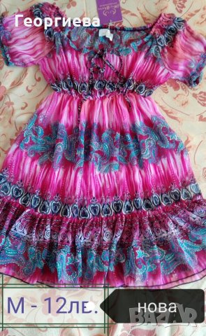 НОВА, С ЕТИКЕТ кокетна  рокля  👗🍀 М р-р👗арт.012 , снимка 3 - Рокли - 25860917