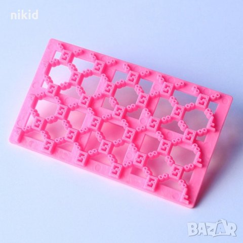 FENDI Фенди лого форми резец борд мрежа ограда решетка за украса и декор на торти фондан борд