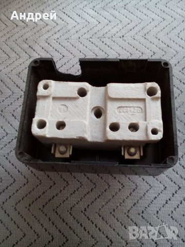 Старо гнездо за предпазител,предпазители, снимка 5 - Антикварни и старинни предмети - 23967591